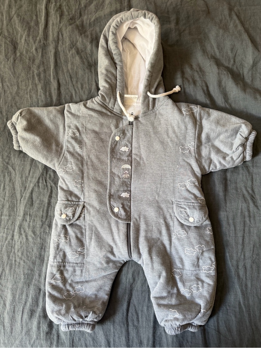 Vintage 90s Baby One-Piece Snowsuit 9m